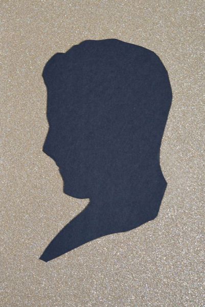 Placa para Cadeira dos Noivos Silhueta Personalizada